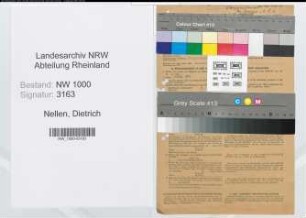 Entnazifizierung Dietrich Nellen, geb. 28.08.1897 (Postsekretaer)