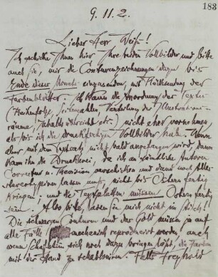 Brief an Emil Rudolf Weiss