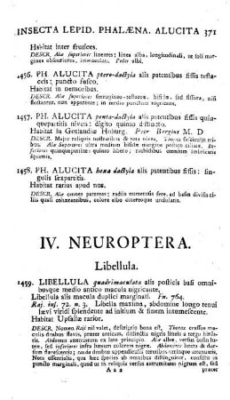 IV. Neuroptera