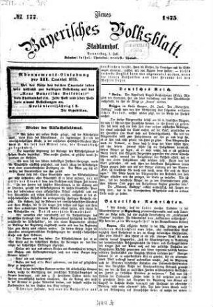 Neues bayerisches Volksblatt. 1875, 7 - 12