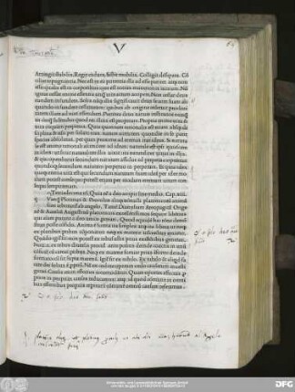 Tertiadecima r[ati]o. Quia e[ss]e a deo accipit sine medio. Cap.xiii.