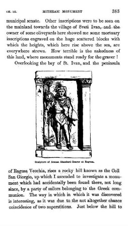 Sculpture of Roman Standard-Bearer at Ragusa Vecchia