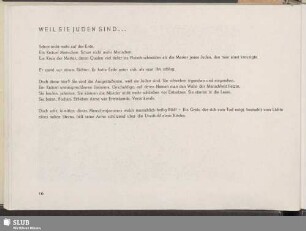 Weil sie Juden sind ...