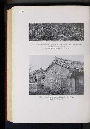 Abb. 258. Mauerverzierung im Chang-tok-Palast Seoul. (Ende des 16. Jahrh.)