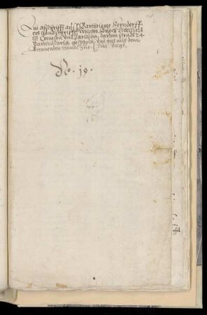 No. 19: Ain abschrifft auss Bartholome Korndorffers handtschrifft [...]