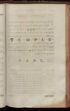 The Temple of Fame