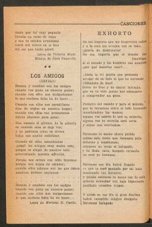 Los amigos : (Estilo)
