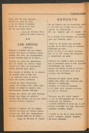 Los amigos : (Estilo)