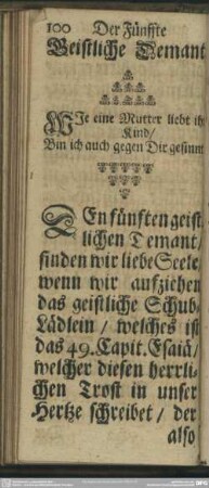 Der Fünffte Geistliche Demant