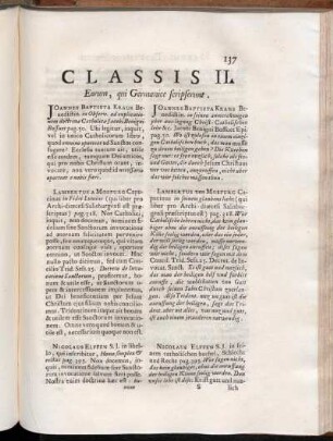 Classis II. Eorum, qui Germanice scripserunt