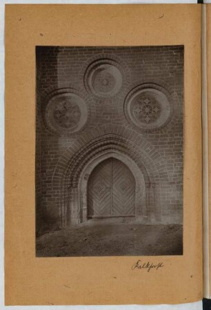 Dorfkirche, Kalkhorst: Ansicht (aus: Skizzen- und Fotoalbum 25)