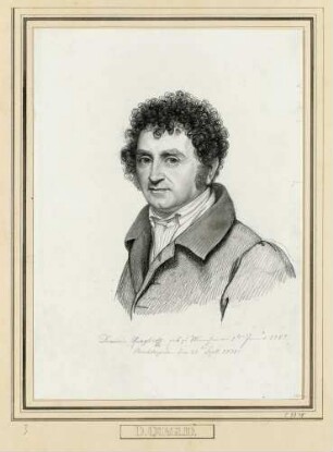 Bildnis Quaglio, Domenico (1787-1837), Maler, Radierer, Architekt