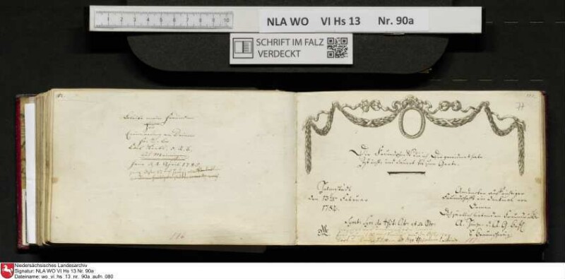 Stammbuch des Ernst Philipp Ludwig Zellmann (1763-1795) aus
                           Braunschweig