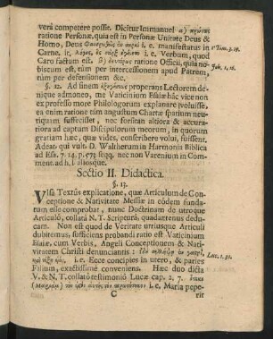 Sectio II. Didactica.