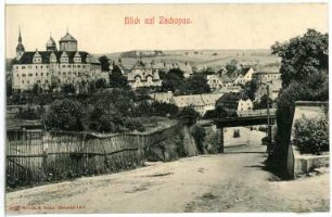 Zschopau. Blick auf Zschopau
