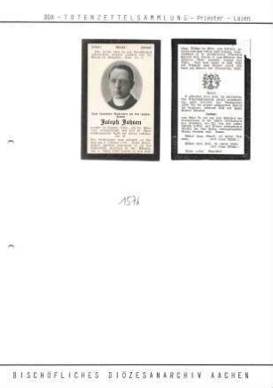 Johnen, Joseph