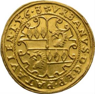 Münze, 4 Dukaten, 1563