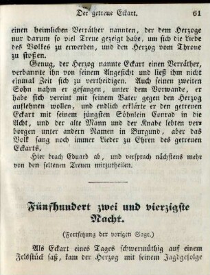 Fünfhundert zwei und vierzigste Nacht