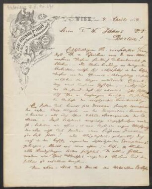 Brief an Friedrich Wilhelm Jähns : 04.04.1874