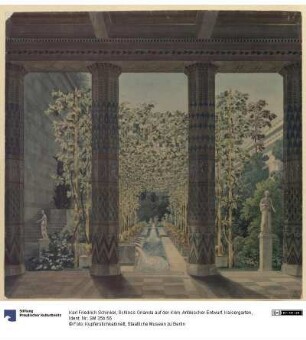Schloss Orianda auf der Krim. Antikischer Entwurf. Kaisergarten