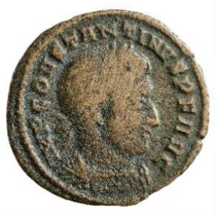 Münze, Follis, Aes 3, 313 - 314 n. Chr.