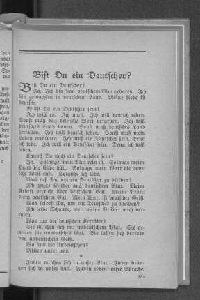 Bist Du ein Deutscher?