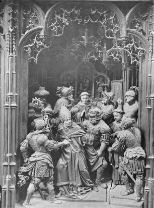 Passionsaltar — Heiliger Dionysius wird gefangen