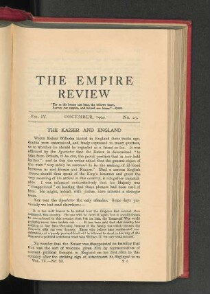 Vol. IV. December 1902. No. 23.