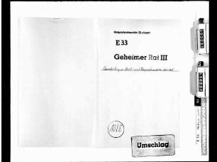 Staatsausgaben: Ausscheidung von Staats- und Korporationslasten