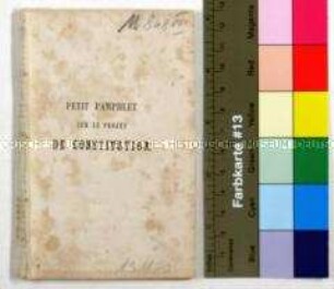 Petit Pamphlet sur le projet de Constitution vom Autor Timon