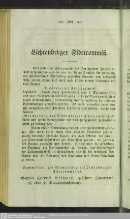 Lichtenberger Fideicommiß