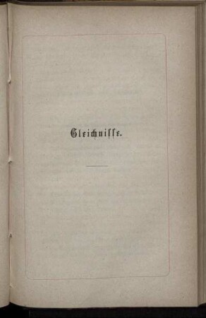 Gleichnisse