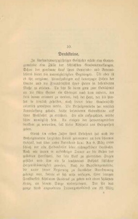 10. Denksteine