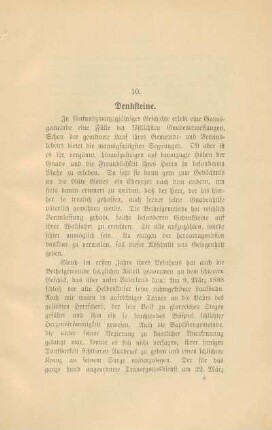 10. Denksteine