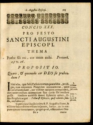 Concio XXX. Pro Festo Sancti Augustini Episcopi.