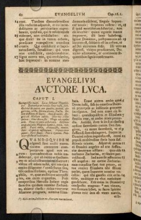 60-98, Evangelium Auctore Luca