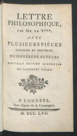 Lettre Philosophique