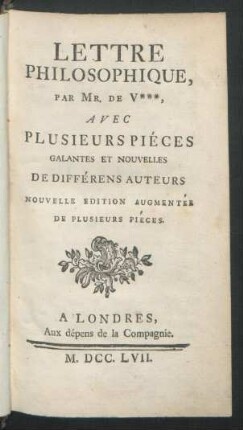 Lettre Philosophique