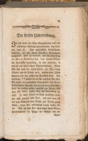 Die dritte Unterredung