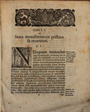 Dissertatione Inavgvrali Ivridica Ivra Statvvm Protestantivm Circa Monasteria Catholicorvm