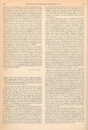 503-506 [Rezension] Kertelge, Karl, Die Wunder Jesu im Markusevangelium