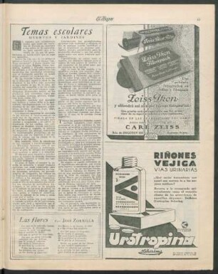 Temas escolares : Huertos y jardines