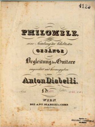 Volkslied der Brautjungfern : (Wir winden dir den Jungfernkranz) ; aus der Oper: Der Freyschütze ; mit Begleitung der Guitarre