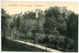 Lauenstein. Schlossruine