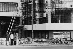 Bauhaus während der Renovierung