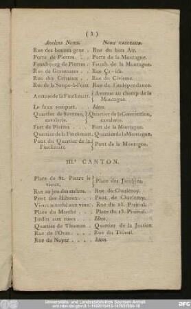 III.e Canton.