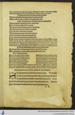 De pedibus metrorum