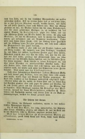 Die Lehren des Koran