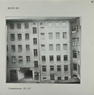 Fotografie: Dresdener Str. 123, um 1981