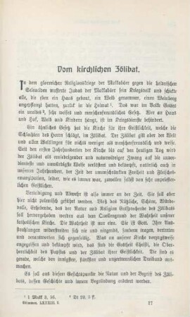 257-281 Vom kirchlichen Zölibat